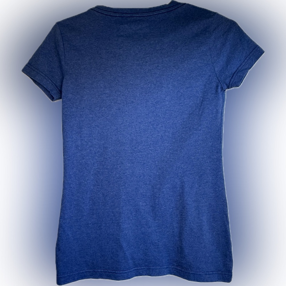 Disney Store Mickey & Minnie 'Together Since 1928" Women's Blue T-Shirt Size XS - Picture 2 of 4